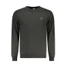 SWEAT-SHIRT NOIR À FERMETURE ÉCLAIR POUR HOMME US GRAND - U.S. GRAND
