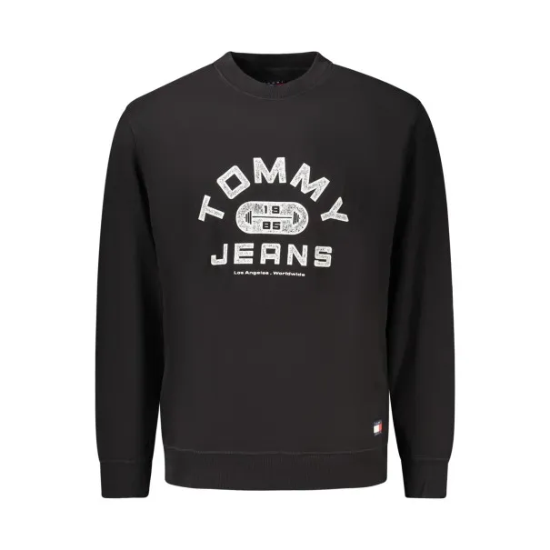 SWEAT-SHIRT NOIR À FERMETURE ÉCLAIR POUR HOMME TOMMY HILFIGER - TOMMY HILFIGER