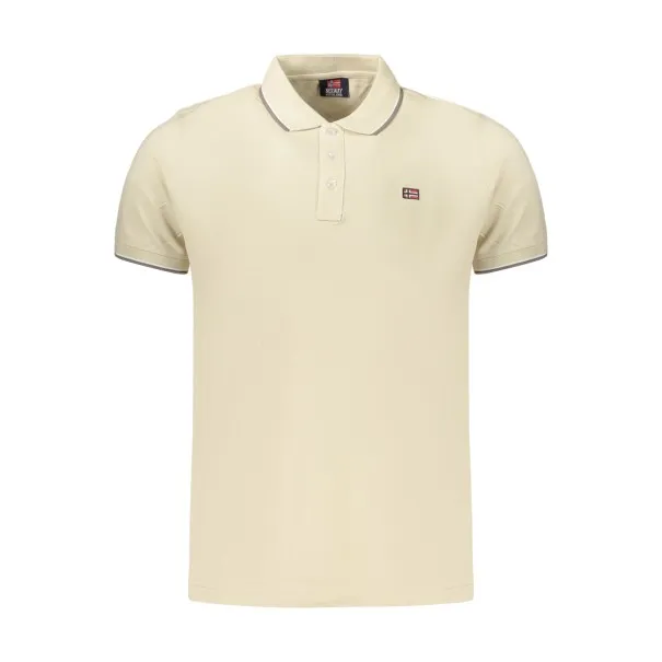 Polo homme à manches courtes, beige, Norvège 1963 - NORWAY 1963