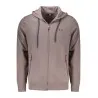 Sweat-shirt zippé marron pour homme Norvège 1963 - NORWAY 1963