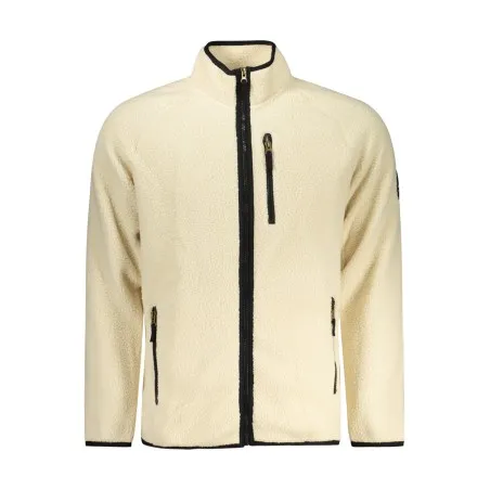 SWEAT-SHIRT BLANC À FERMETURE ÉCLAIR POUR HOMME US GRAND - U.S. GRAND