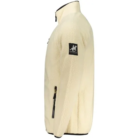 SWEAT-SHIRT BLANC À FERMETURE ÉCLAIR POUR HOMME US GRAND - U.S. GRAND