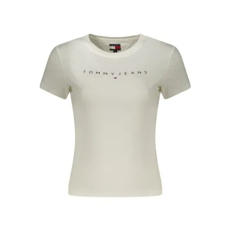 T-shirt blanc à manches courtes Tommy Hilfiger pour femme - TOMMY HILFIGER