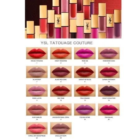 Rouge à Lèvres YVES SAINT LAURENT TATOUAGE COUTURE MATTE STAIN - Yves Saint Laurent