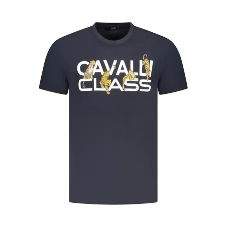 T-SHIRT À MANCHES COURTES CAVALLI CLASS HOMME BLEU - CAVALLI CLASS