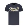 T-SHIRT À MANCHES COURTES CAVALLI CLASS HOMME BLEU - CAVALLI CLASS