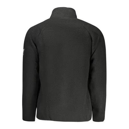 SWEAT-SHIRT NOIR À FERMETURE ÉCLAIR POUR HOMME US GRAND - U.S. GRAND