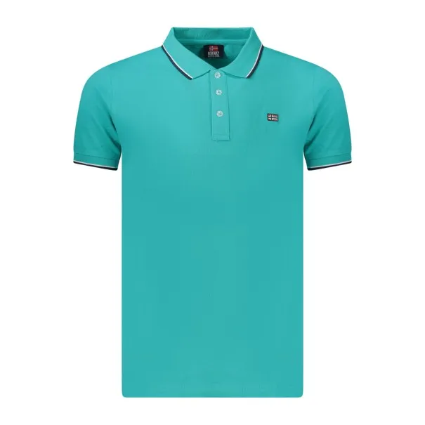 Polo homme à manches courtes, Norvège 1963, bleu - NORWAY 1963