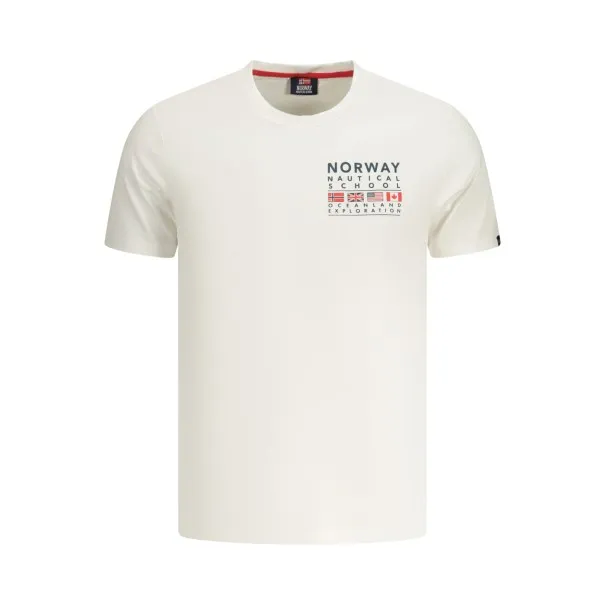 T-shirt blanc à manches courtes pour homme, Norvège 1963 - NORWAY 1963
