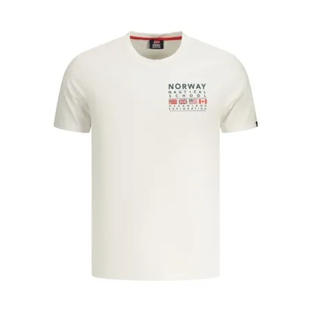 T-shirt blanc à manches courtes pour homme, Norvège 1963 - NORWAY 1963