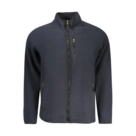 SWEAT-SHIRT BLEU À FERMETURE ÉCLAIR POUR HOMME US GRAND - U.S. GRAND