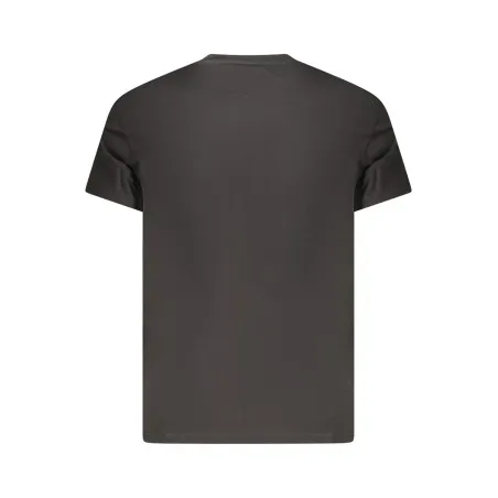 T-shirt noir à manches courtes pour homme Tommy Hilfiger - TOMMY HILFIGER