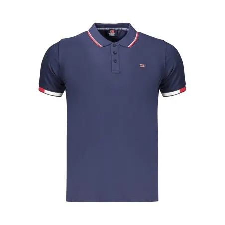 Polo homme à manches courtes, Norvège 1963, bleu - NORWAY 1963