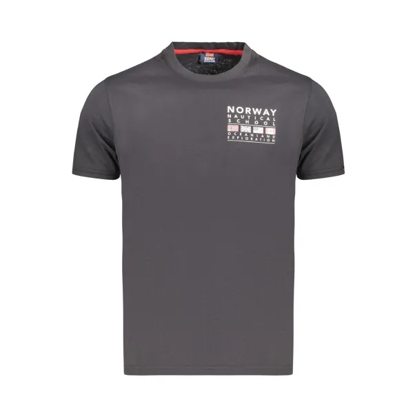 T-shirt noir à manches courtes pour homme, Norvège 1963 - NORWAY 1963