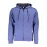 SWEAT-SHIRT BLEU À FERMETURE ÉCLAIR POUR HOMME US GRAND - U.S. GRAND