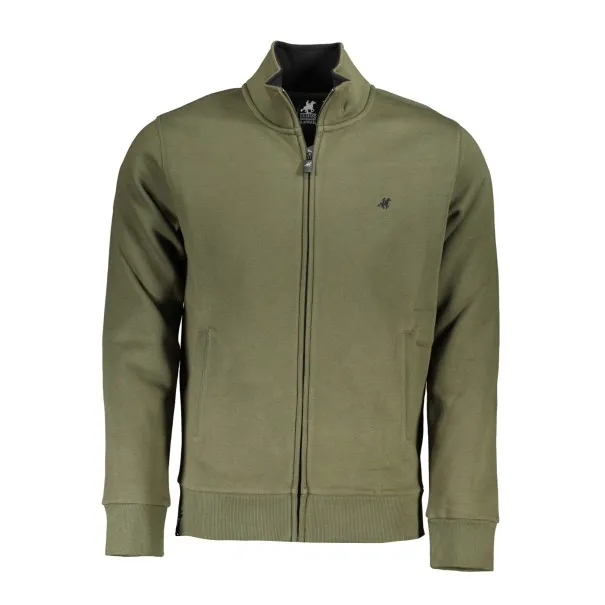 SWEAT-SHIRT VERT À FERMETURE ÉCLAIR POUR HOMME US GRAND - U.S. GRAND