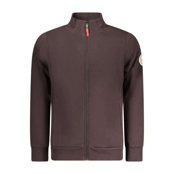 Sweat-shirt zippé marron pour homme Norvège 1963 - NORWAY 1963