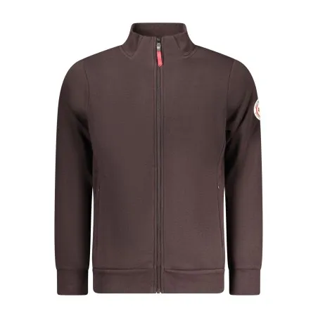 Sweat-shirt zippé marron pour homme Norvège 1963 - NORWAY 1963