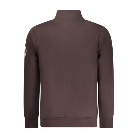 Sweat-shirt zippé marron pour homme Norvège 1963 - NORWAY 1963
