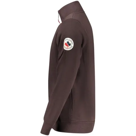 Sweat-shirt zippé marron pour homme Norvège 1963 - NORWAY 1963