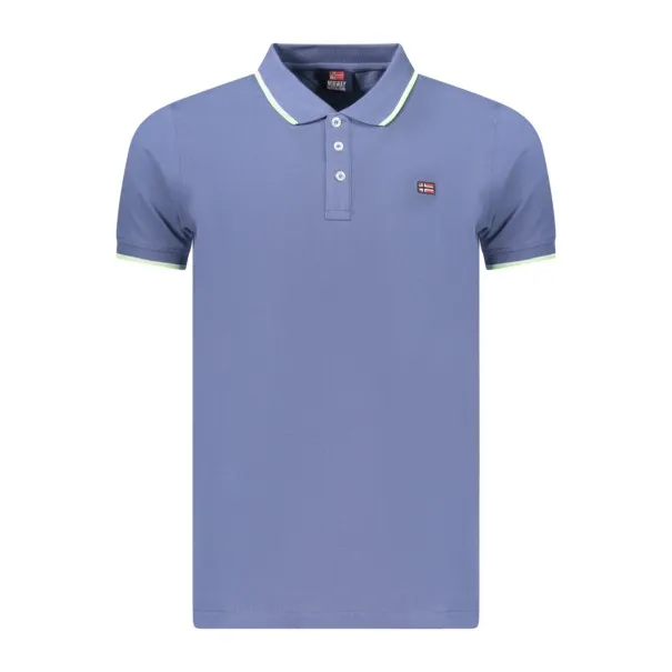 Polo homme à manches courtes, Norvège 1963, bleu - NORWAY 1963