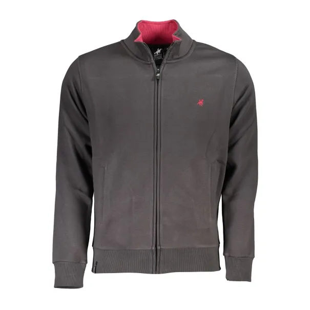 SWEAT-SHIRT GRIS À FERMETURE ÉCLAIR POUR HOMME US GRAND - U.S. GRAND
