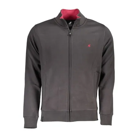 SWEAT-SHIRT GRIS À FERMETURE ÉCLAIR POUR HOMME US GRAND - U.S. GRAND