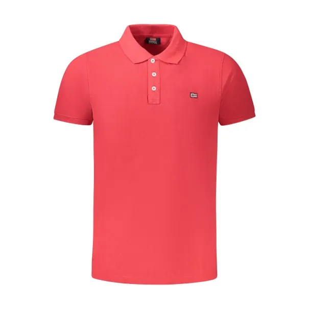 POLO À MANCHES COURTES POUR HOMMES NORVÈGE 1963 ROUGE - NORWAY 1963