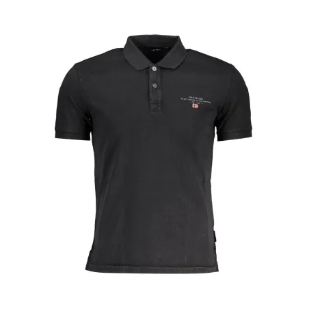 NAPAPIJRI POLO MANCHES COURTES HOMME NOIR - NAPAPIJRI