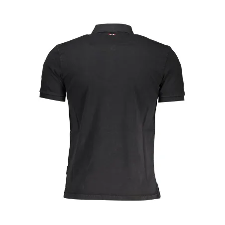 NAPAPIJRI POLO MANCHES COURTES HOMME NOIR - NAPAPIJRI