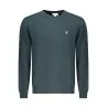 SWEAT-SHIRT BLEU À FERMETURE ÉCLAIR CALVIN KLEIN POUR HOMME - CALVIN KLEIN
