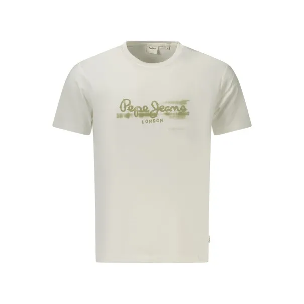 T-shirt blanc à manches courtes Pepe Jeans pour homme - PEPE JEANS