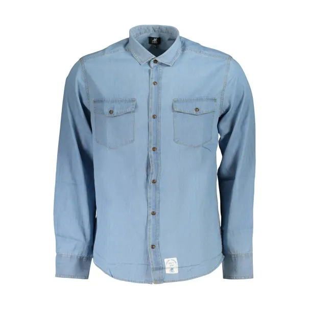 Chemise à manches longues pour homme US GRAND, bleue - U.S. GRAND