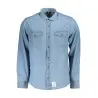 Chemise à manches longues pour homme US GRAND, bleue - U.S. GRAND