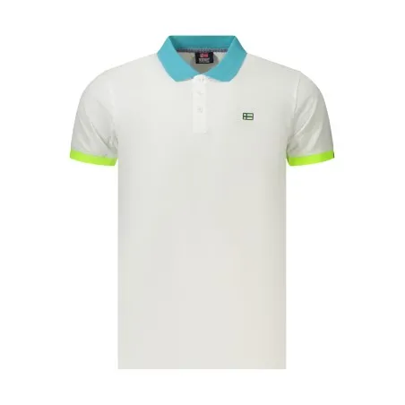 Polo blanc à manches courtes pour homme, Norvège 1963 - NORWAY 1963