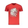 T-SHIRT À MANCHES COURTES CAVALLI CLASS HOMME ROUGE - CAVALLI CLASS