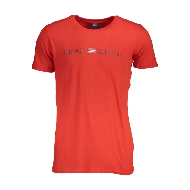 T-SHIRT À MANCHES COURTES POUR HOMME NORVÈGE 1963 ROUGE - NORWAY 1963