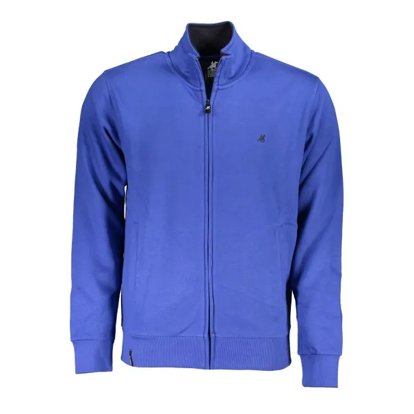 SWEAT-SHIRT BLEU À FERMETURE ÉCLAIR POUR HOMME US GRAND - U.S. GRAND