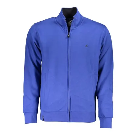 SWEAT-SHIRT BLEU À FERMETURE ÉCLAIR POUR HOMME US GRAND - U.S. GRAND