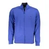 SWEAT-SHIRT BLEU À FERMETURE ÉCLAIR POUR HOMME US GRAND - U.S. GRAND