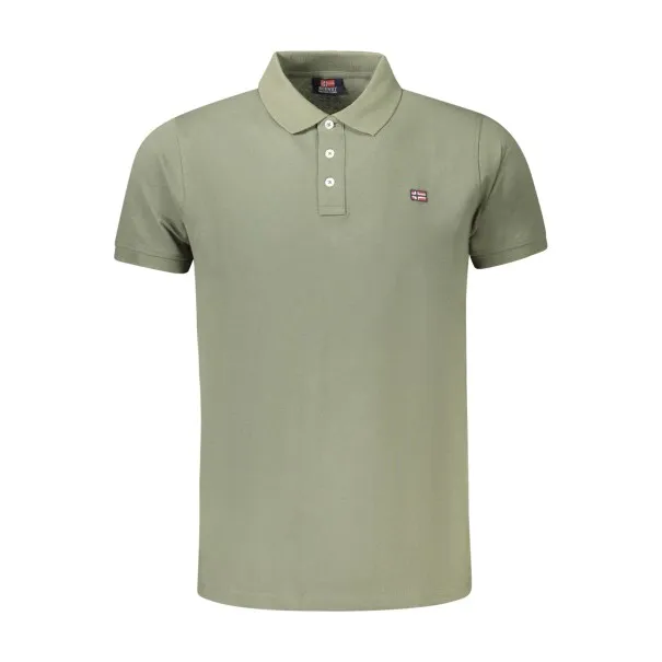 POLO À MANCHES COURTES POUR HOMMES NORVÈGE 1963 VERT - NORWAY 1963