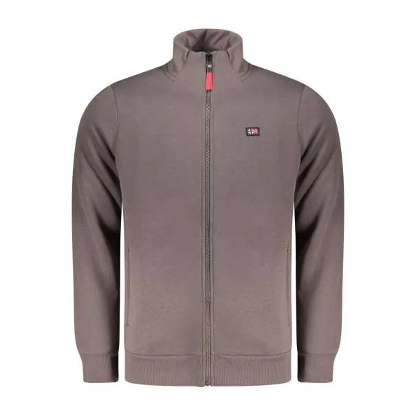 Sweat-shirt zippé marron pour homme Norvège 1963 - NORWAY 1963