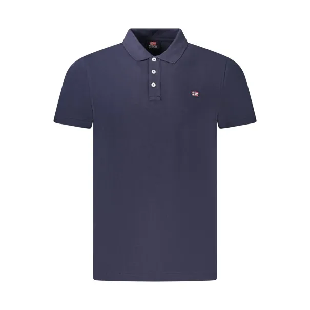 POLO À MANCHES COURTES POUR HOMMES NORVÈGE 1963 BLEU - NORWAY 1963
