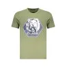T-SHIRT À MANCHES COURTES CAVALLI CLASS HOMME VERT - CAVALLI CLASS