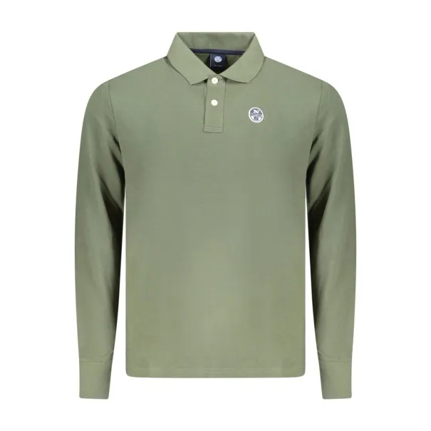 POLO À MANCHES LONGUES POUR HOMME NORTH SAILS, VERT - NORTH SAILS