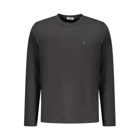 T-shirt à manches longues noir pour homme Coveri Moving - COVERI MOVING