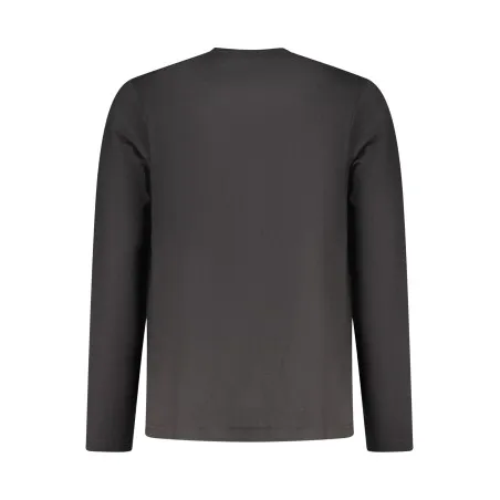 T-shirt à manches longues noir pour homme Coveri Moving - COVERI MOVING