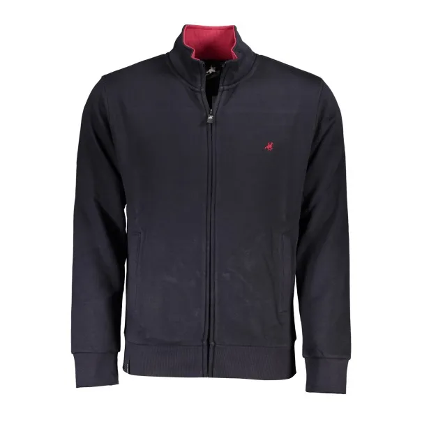 SWEAT-SHIRT BLEU À FERMETURE ÉCLAIR POUR HOMME US GRAND - U.S. GRAND