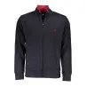 SWEAT-SHIRT BLEU À FERMETURE ÉCLAIR POUR HOMME US GRAND - U.S. GRAND