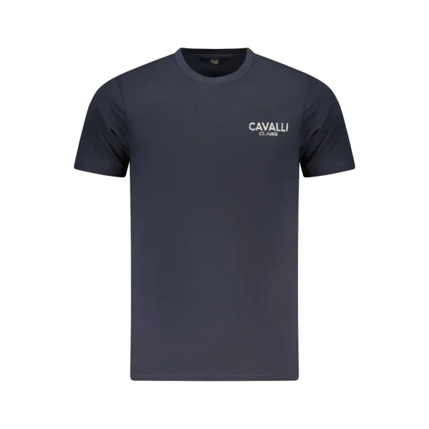 T-SHIRT À MANCHES COURTES CAVALLI CLASS HOMME BLEU - CAVALLI CLASS